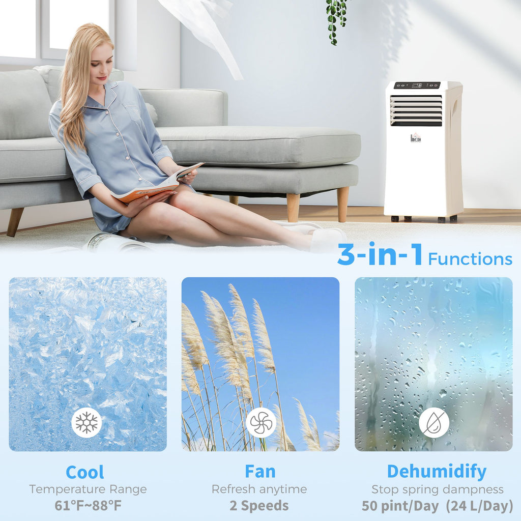 Portable 3-in-1 Air Conditioner with Remote and Sleep Mode