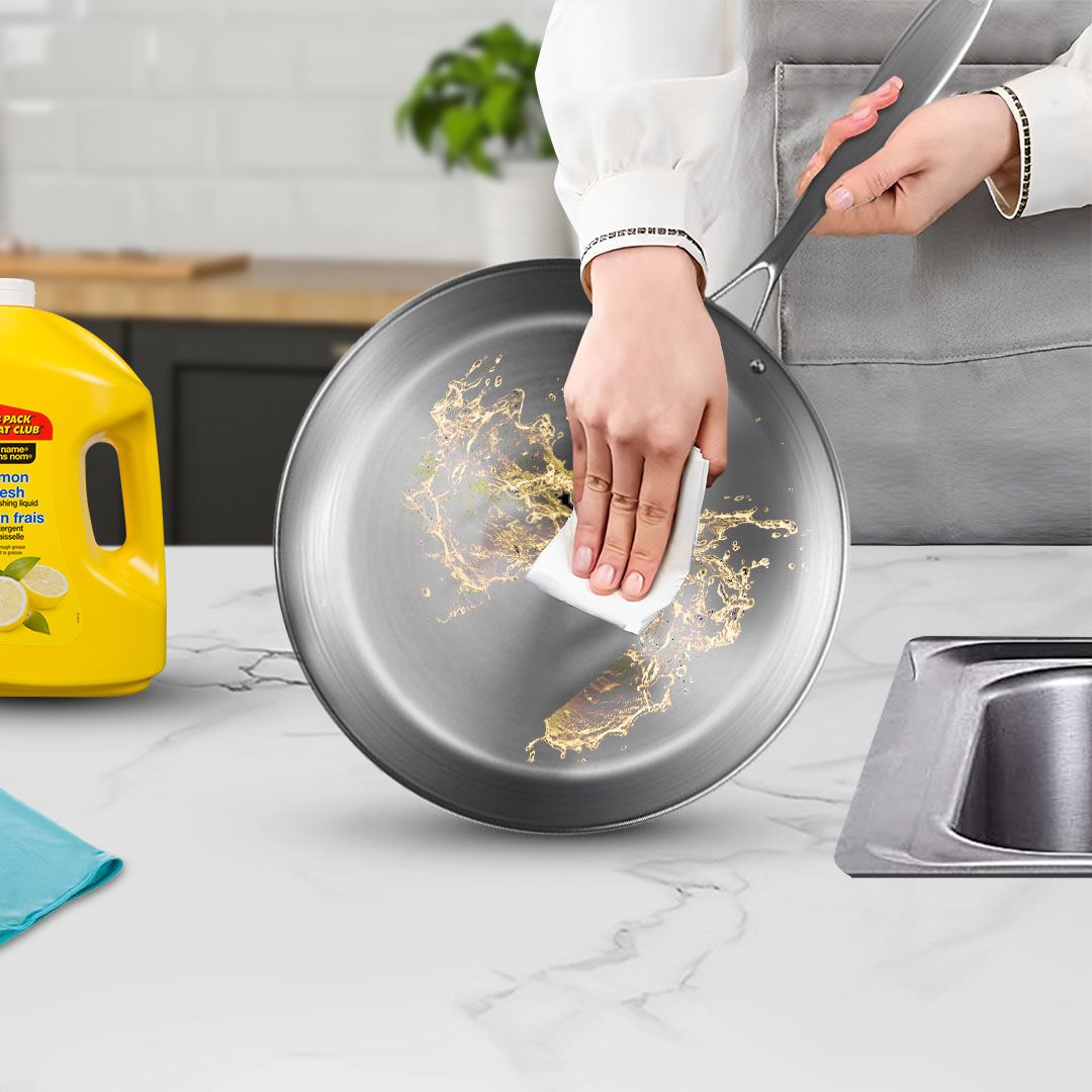 Top Grade 10.2- Stainless Steel Fry Pan for All Stovetops