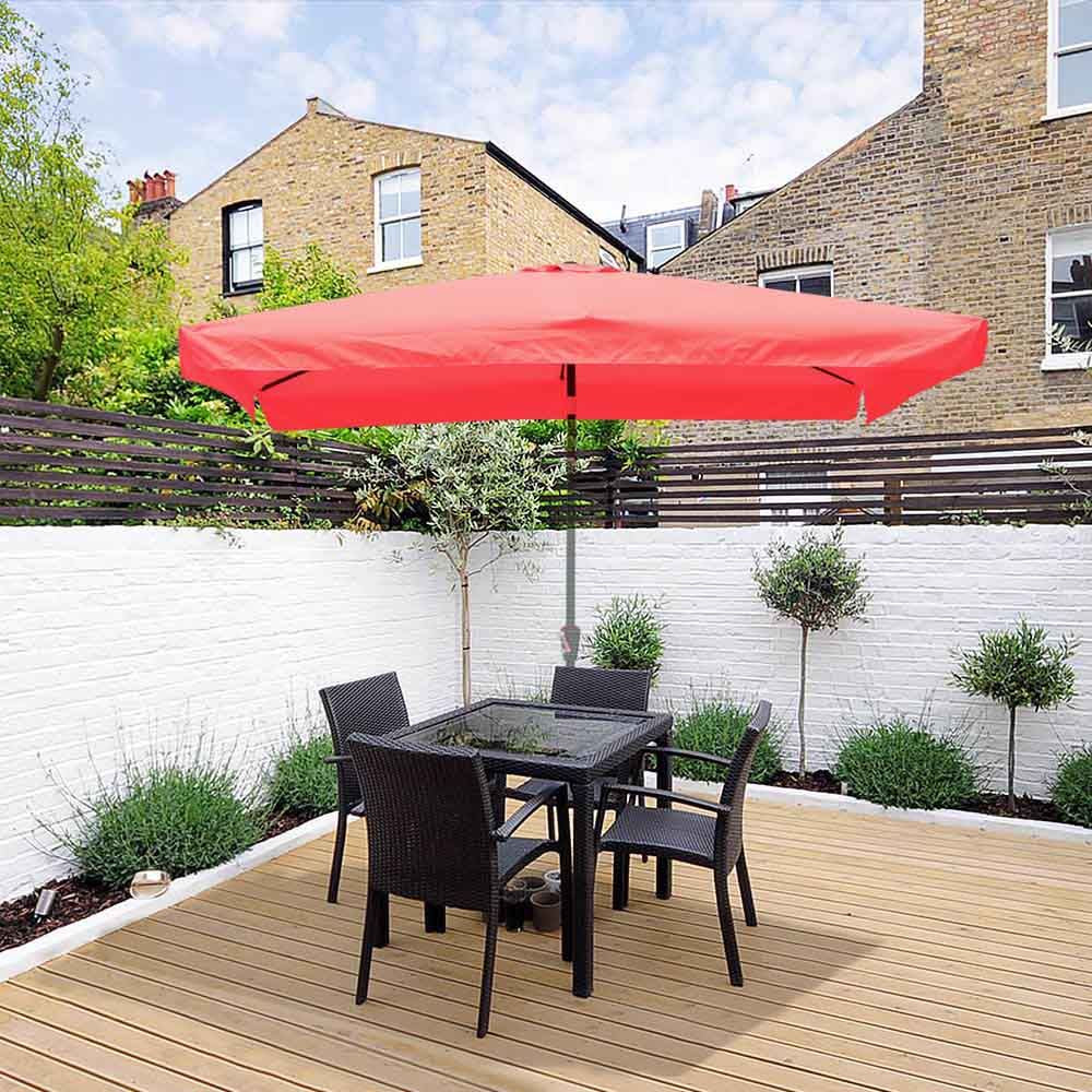 Coral Rectangular Patio Umbrella Replacement Canopy