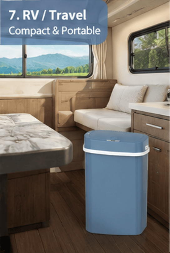 Touchless Sensor Trash Can with Odor Seal