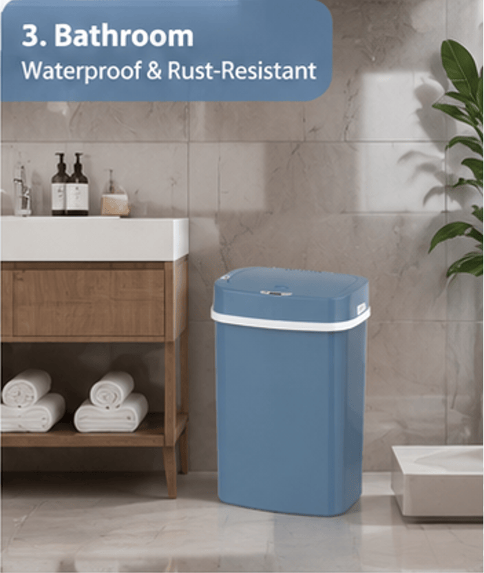 Touchless Sensor Trash Can with Odor Seal