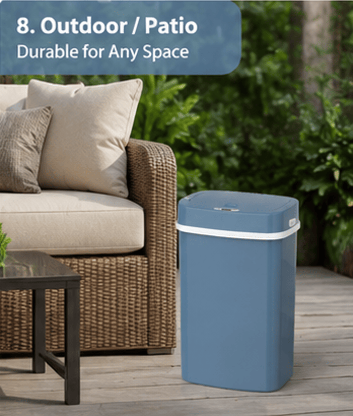 Touchless Sensor Trash Can with Odor Seal