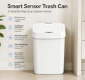 Touchless Sensor Trash Can with Odor Seal