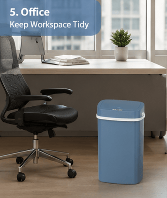 Touchless Sensor Trash Can with Odor Seal