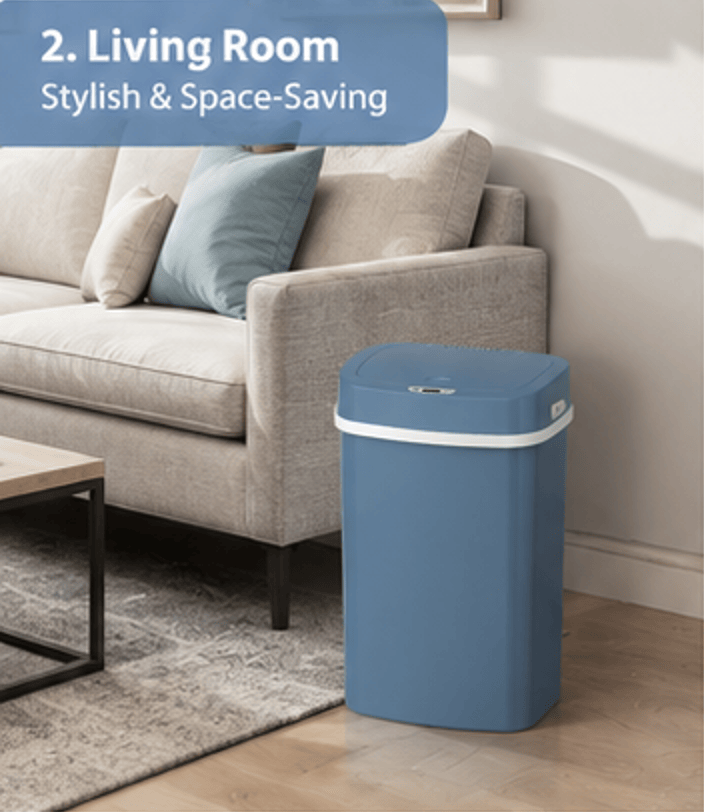 Touchless Sensor Trash Can with Odor Seal