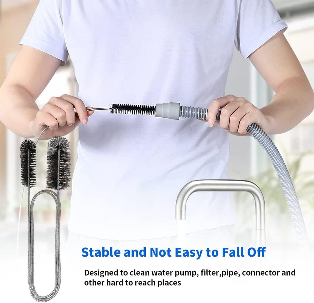 Ten-Piece Flexible Drain, Straw, and Tube Brush Set
