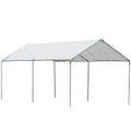 Spacious Carport Canopy with Sturdy Frame and Open Design