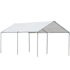 Spacious Carport Canopy with Sturdy Frame and Open Design