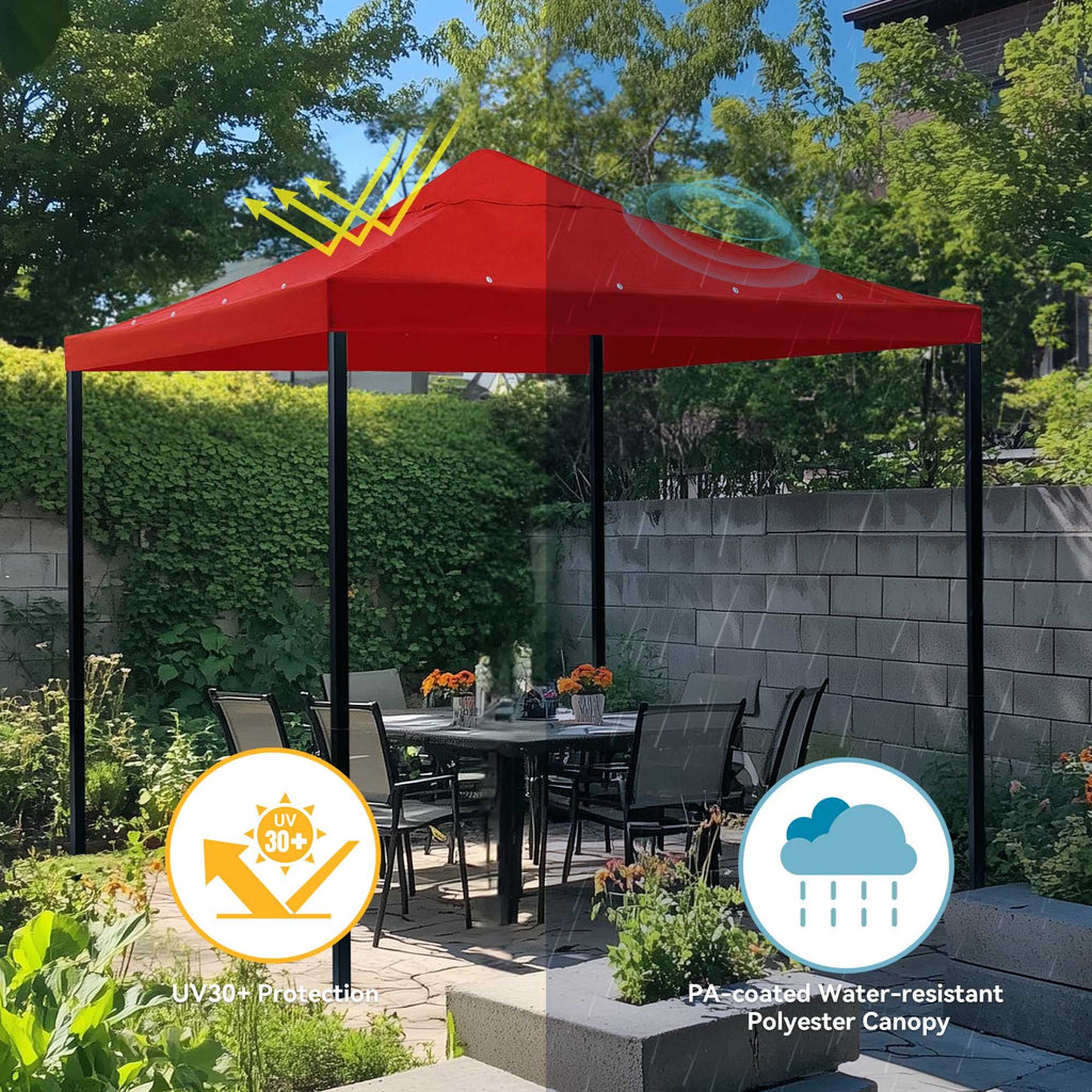 Universal 1-Tier Replacement Canopy Top - Red