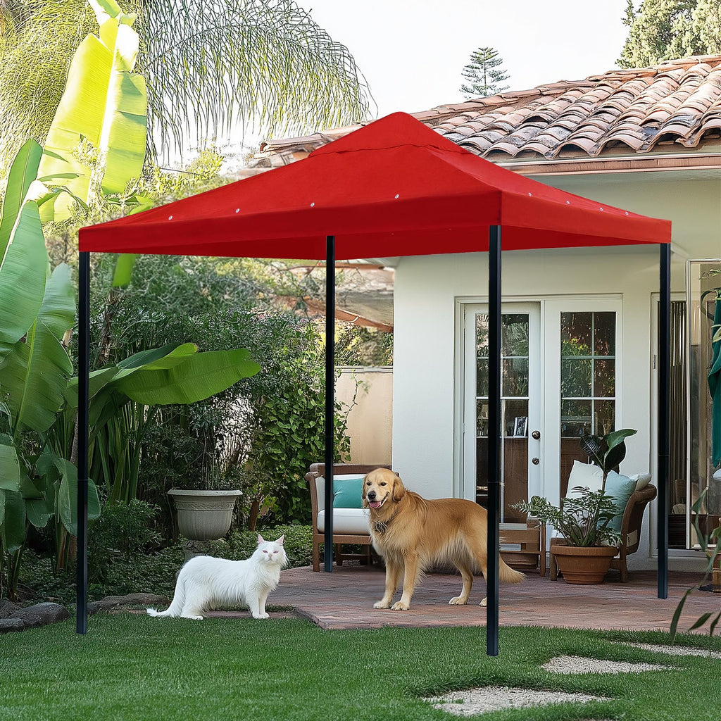 Universal 1-Tier Replacement Canopy Top - Red