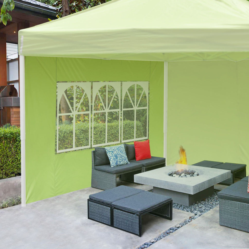 Bright Green Canopy Sidewall with Clear Window