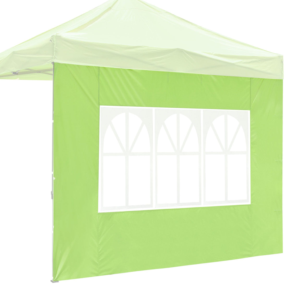 Bright Green Canopy Sidewall with Clear Window