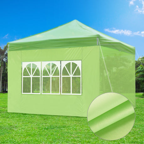 Bright Green Canopy Sidewall with Clear Window