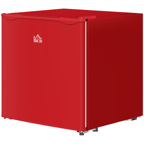 Compact 1.1 Cu. Countertop Mini Freezer with Adjustable Temperature, Red