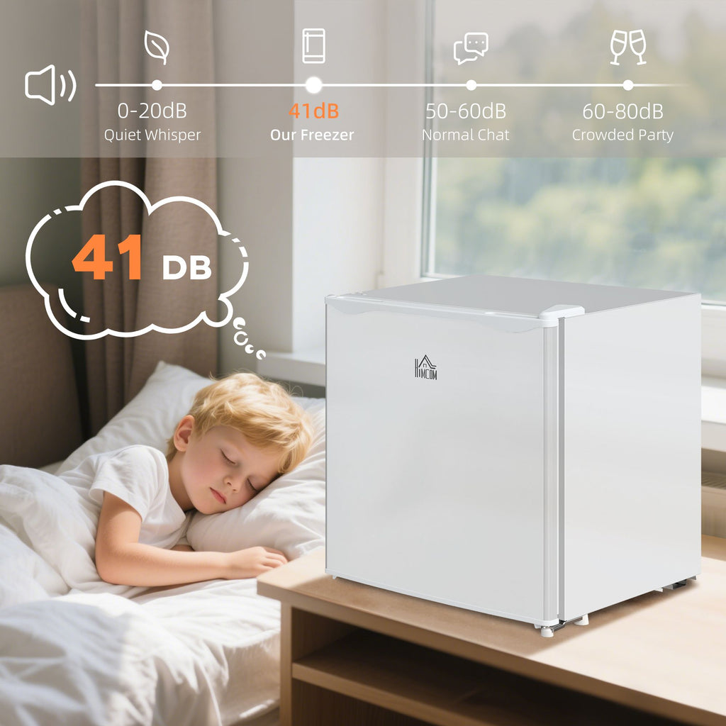1.1 Cu. Compact Upright Freezer with Adjustable Temperature