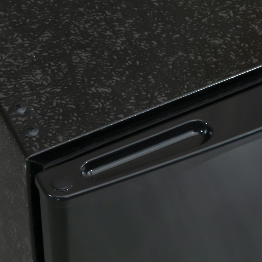 Compact Mini Upright Freezer with Adjustable Temperature and Reversible Door