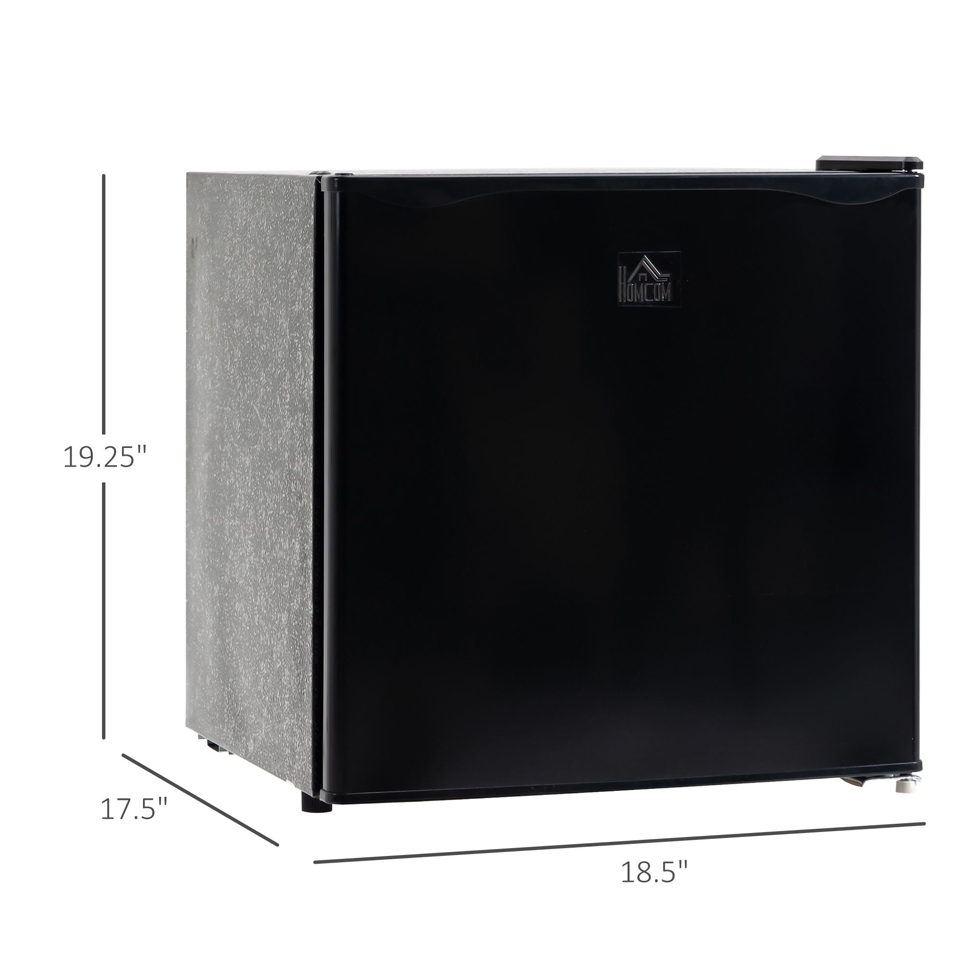 Compact Mini Upright Freezer with Adjustable Temperature and Reversible Door