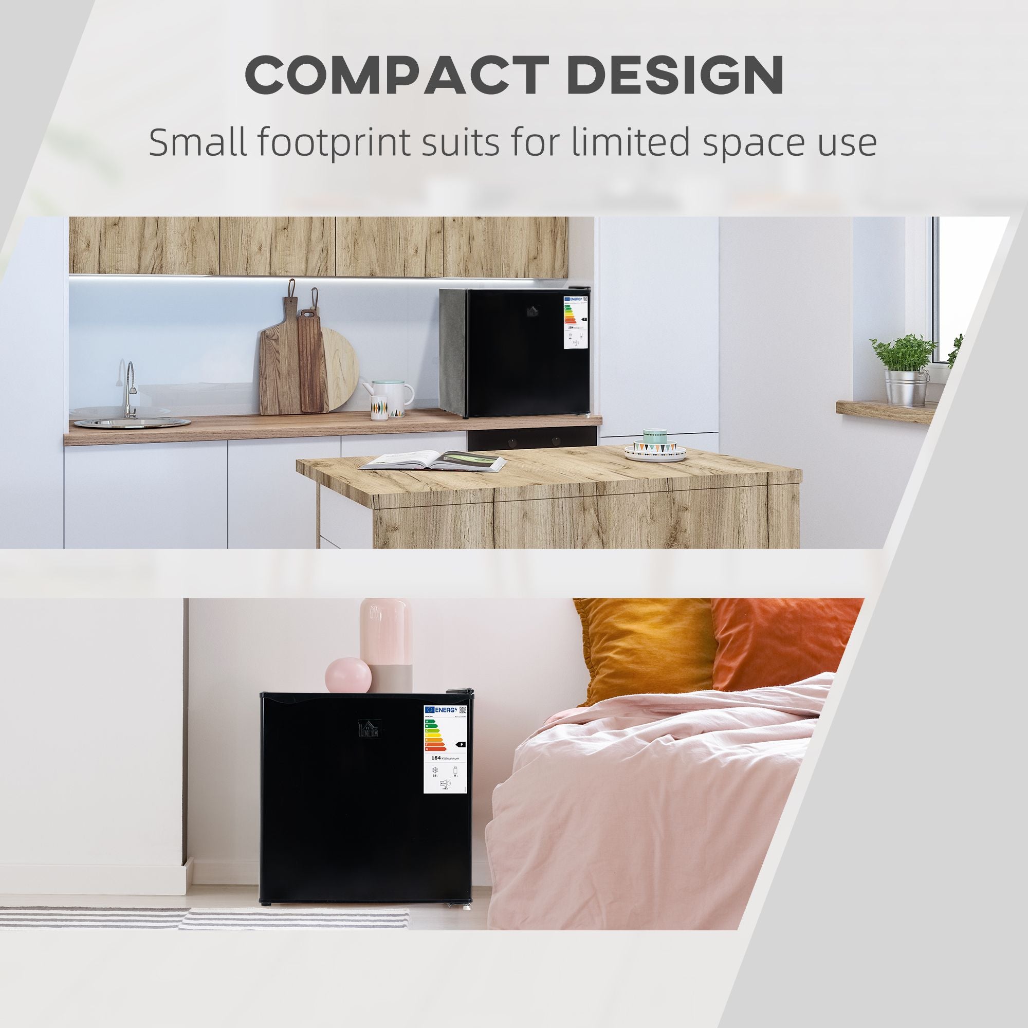 Compact Mini Upright Freezer with Adjustable Temperature and Reversible Door
