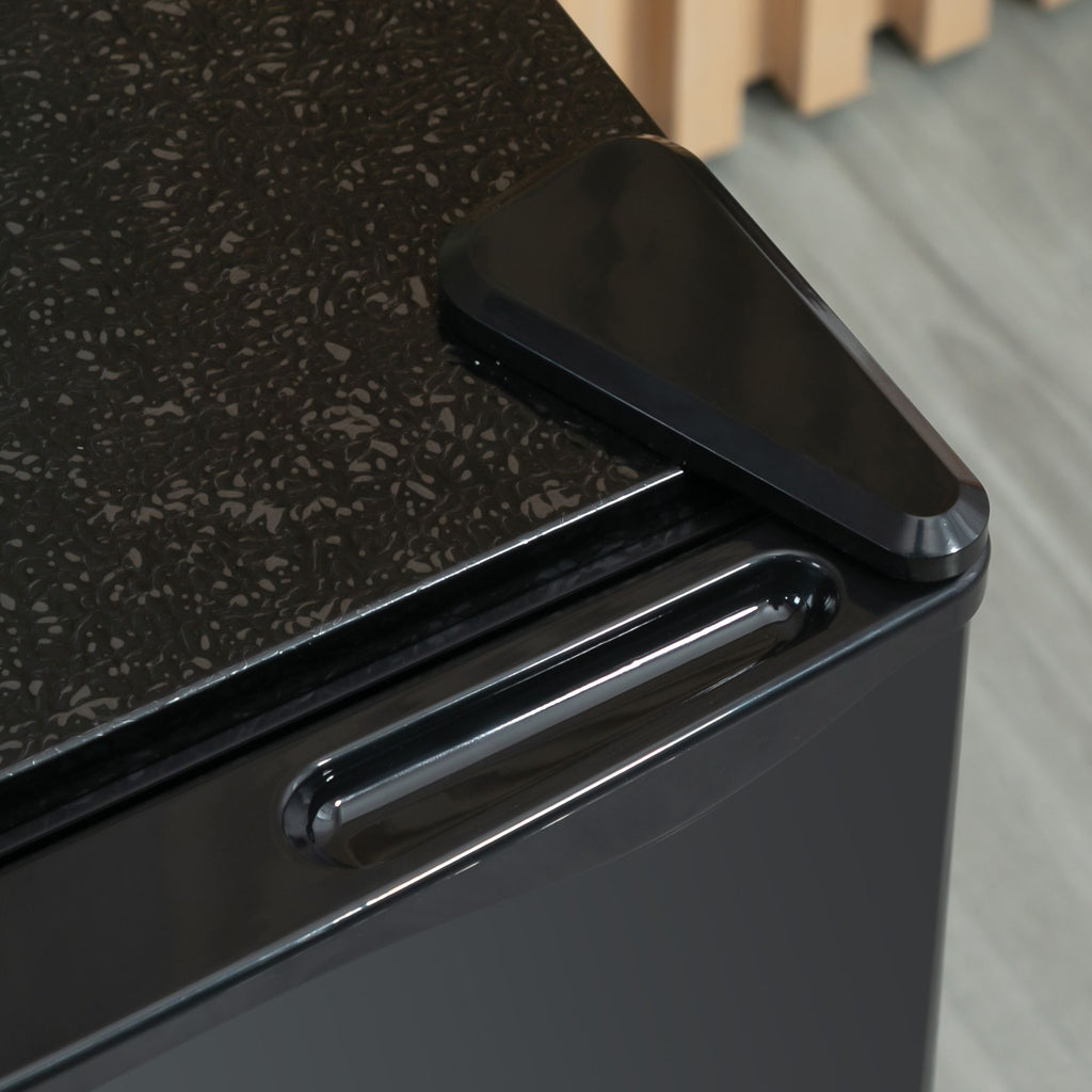 Compact Mini Upright Freezer with Adjustable Temperature and Reversible Door