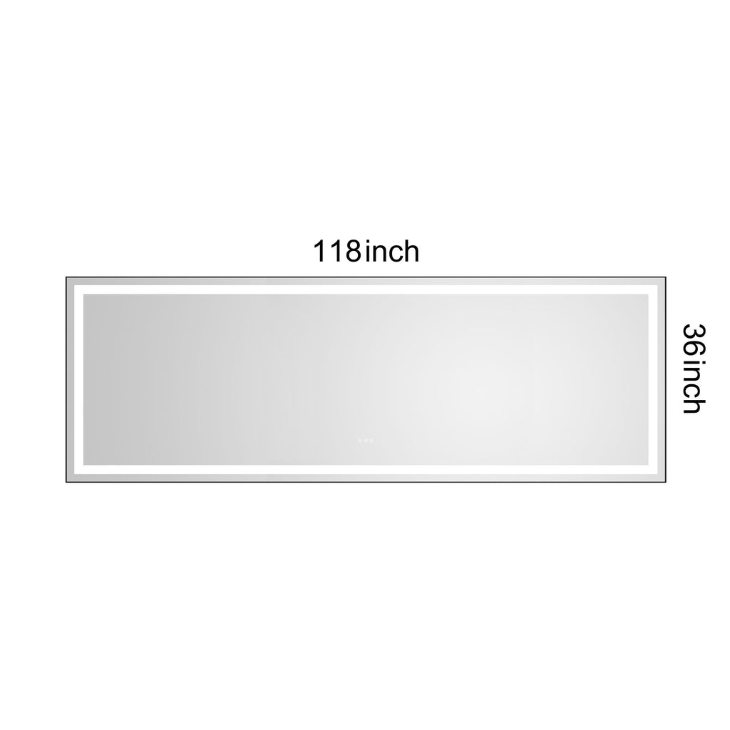 Dimmable LED Vanity Mirror with Anti-Fog Function