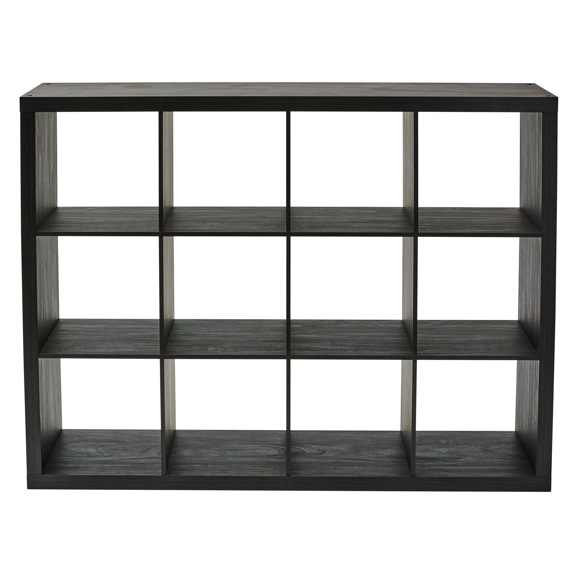 12 Cube Storage Organizer, Charcoal