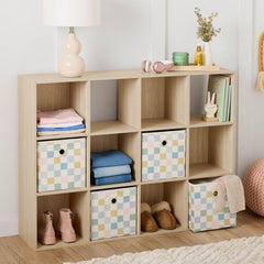 Twelve-Cube Organizer with Flexible Orientation