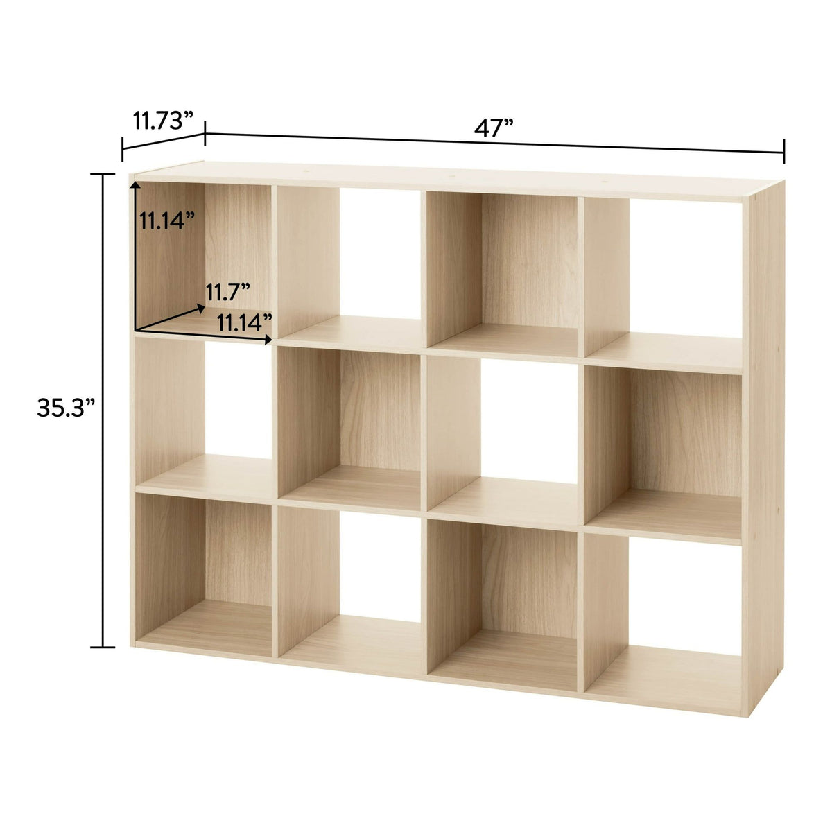 Twelve-Cube Organizer with Flexible Orientation