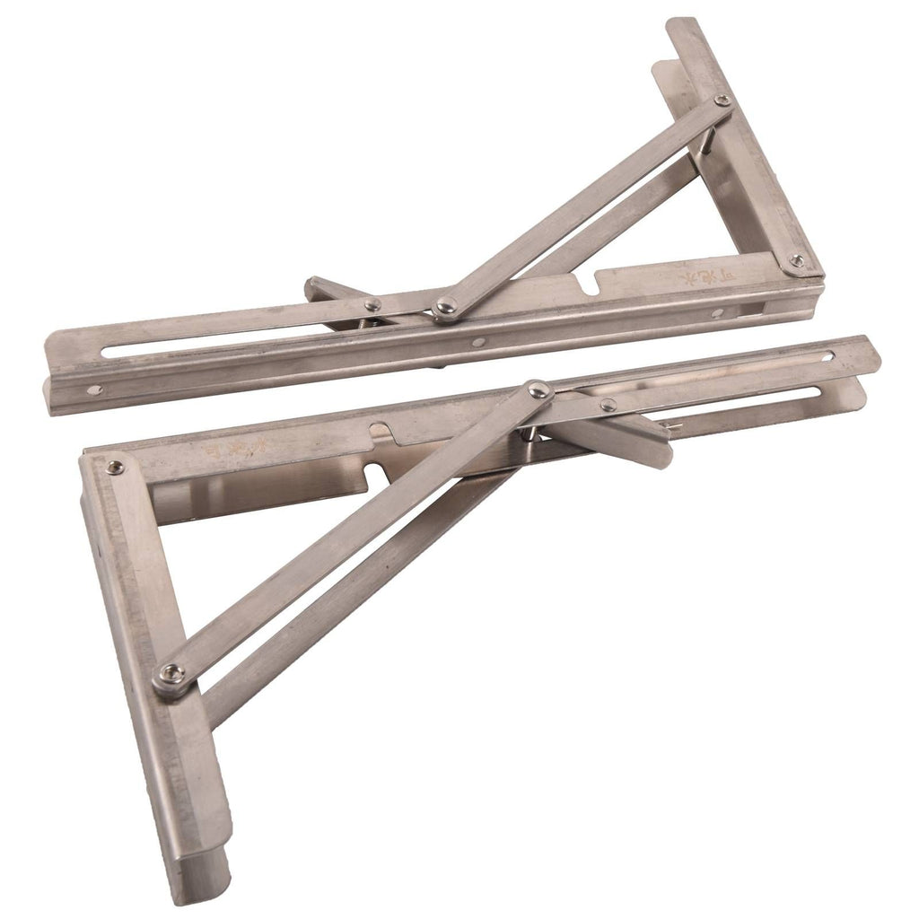 Collapsible Folding Shelf Brackets for Space Saving Storage Solutions