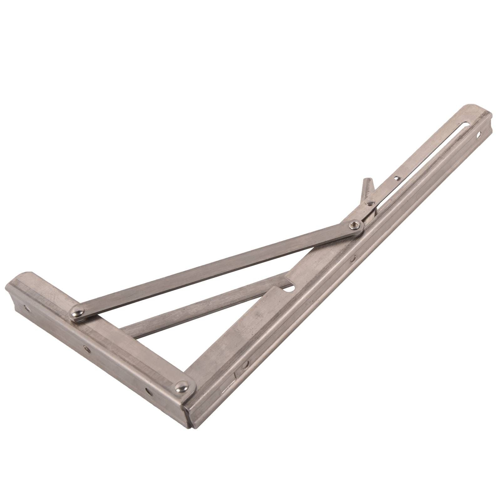 Collapsible Folding Shelf Brackets for Space Saving Storage Solutions