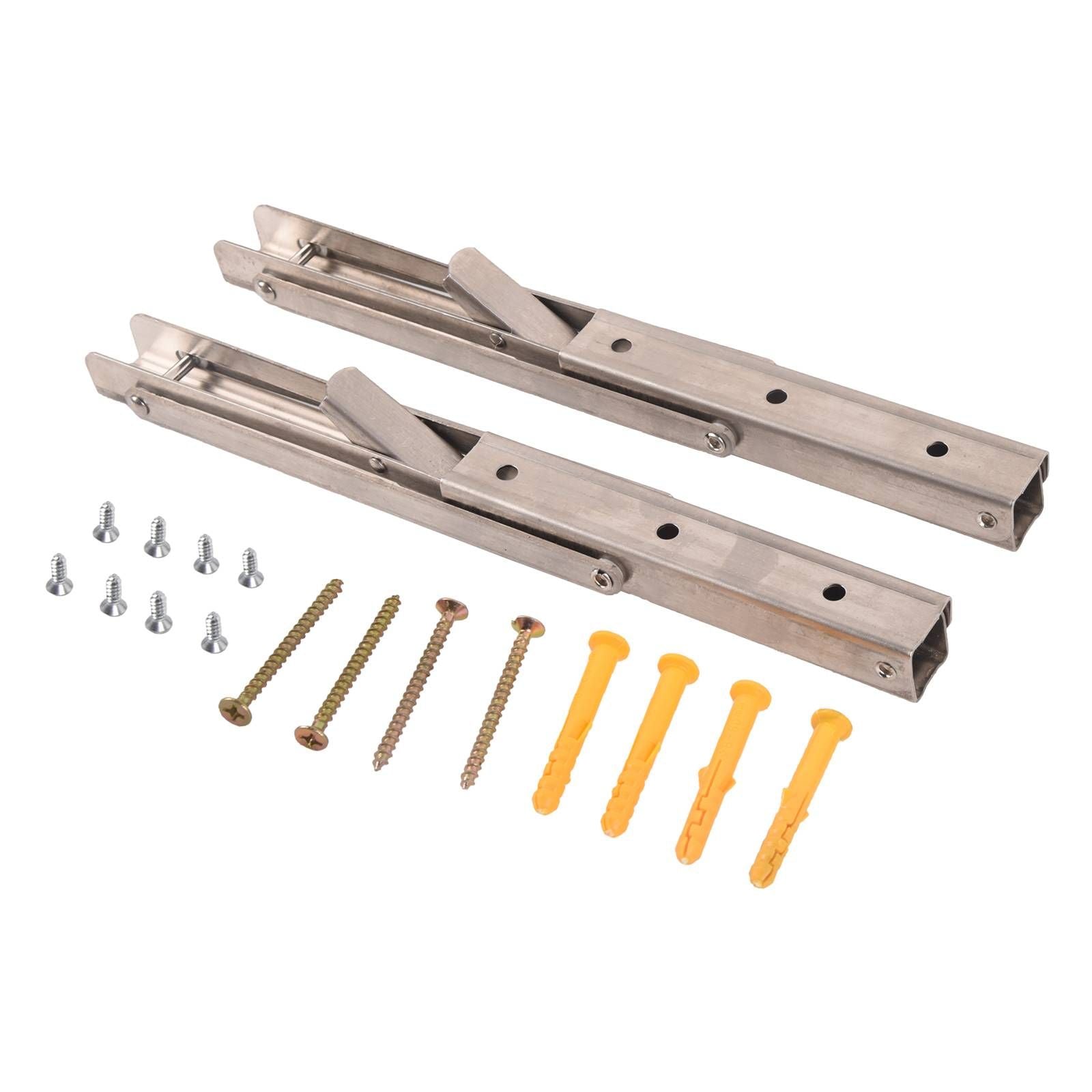 Collapsible Folding Shelf Brackets for Space Saving Storage Solutions