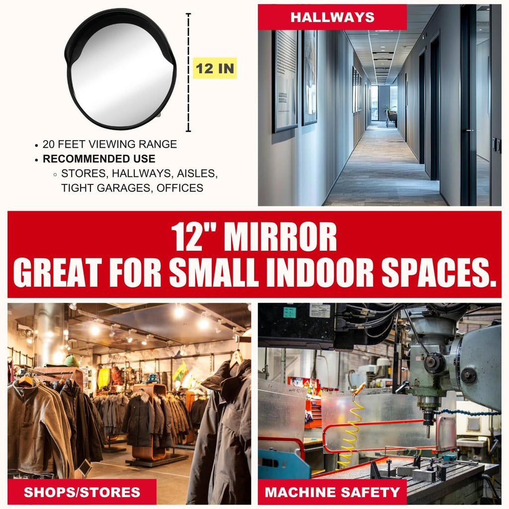 Indoor Convex Mirror for Close-Range Blind Spots