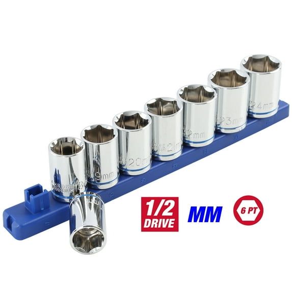 Metric Socket Set in an Organized Carrying Case