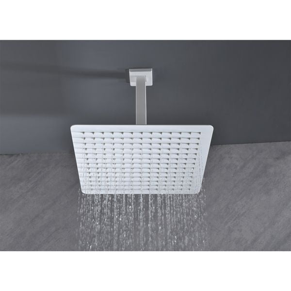 High Pressure Rain Shower Head with Self-Cleaning Nozzles