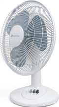 12- Table Fan with Oscillation and Adjustable Tilt
