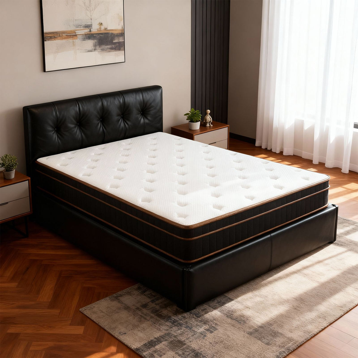 Twin Spring Mattress with Medium-Firm Support