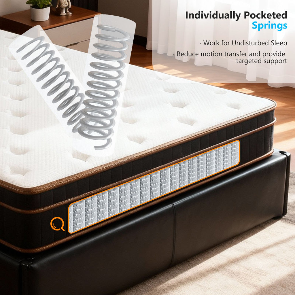 Twin Spring Mattress with Medium-Firm Support