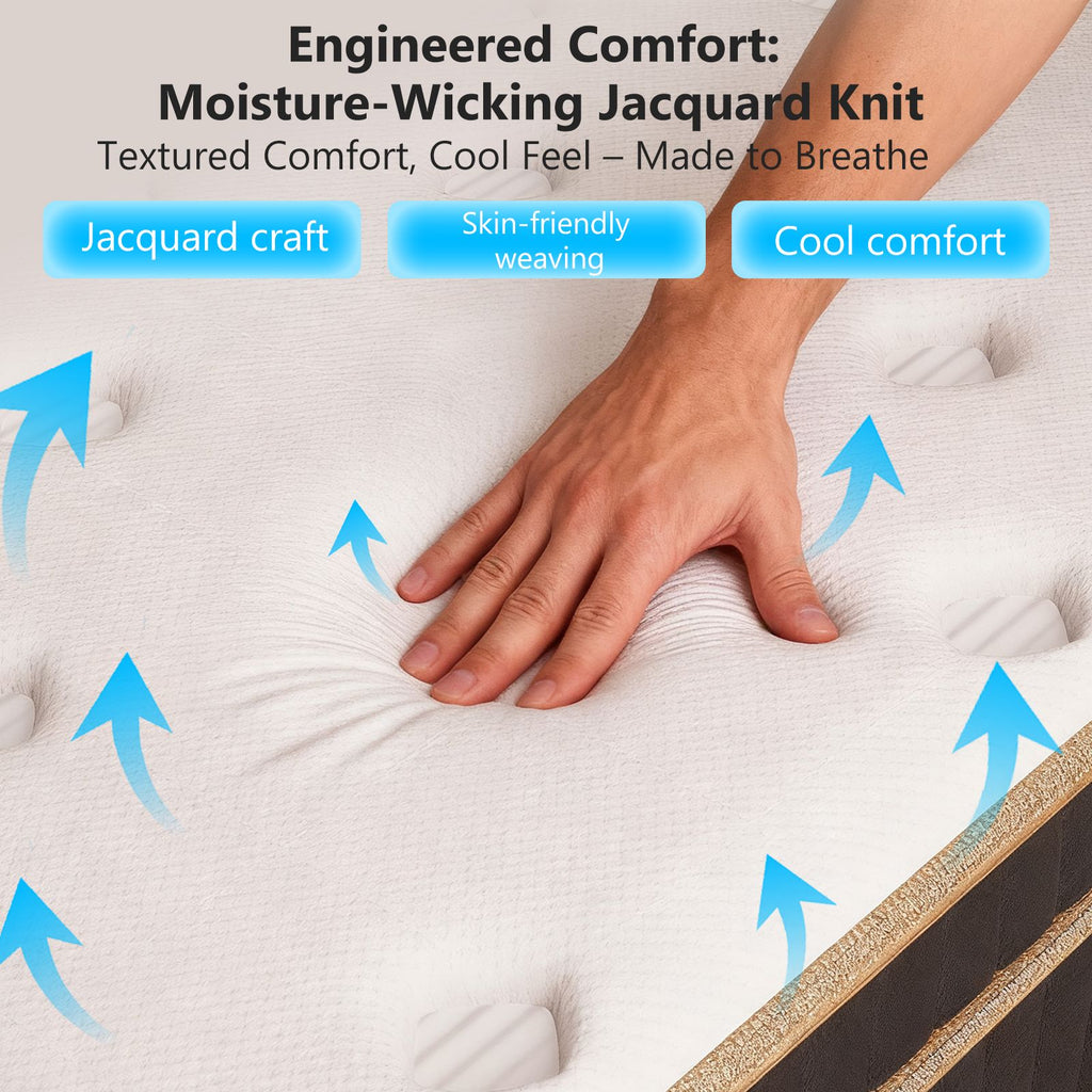 Twin Spring Mattress with Medium-Firm Support