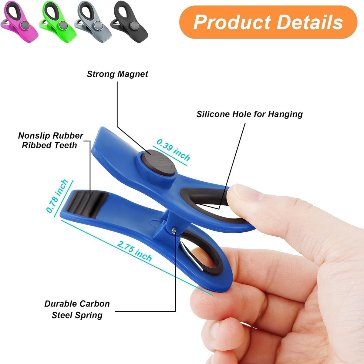 Multipurpose Magnetic Bag and Paper Clips