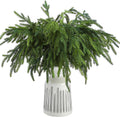 Bendable Faux Norfolk Pine Branches for Holiday Decor