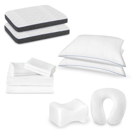12-Piece Premium Comfort Bedding Pack – Cal King Size