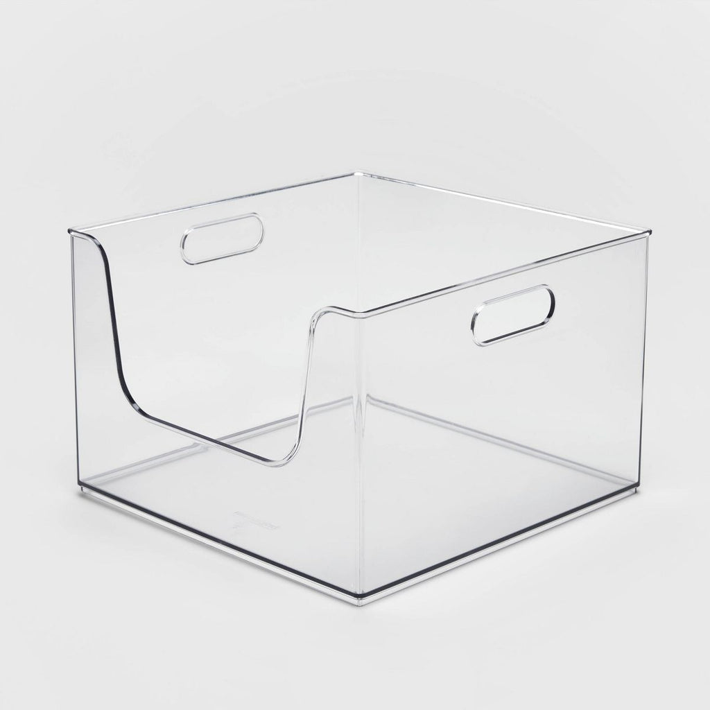 Open Front Storage Bin for Kitchen Organization