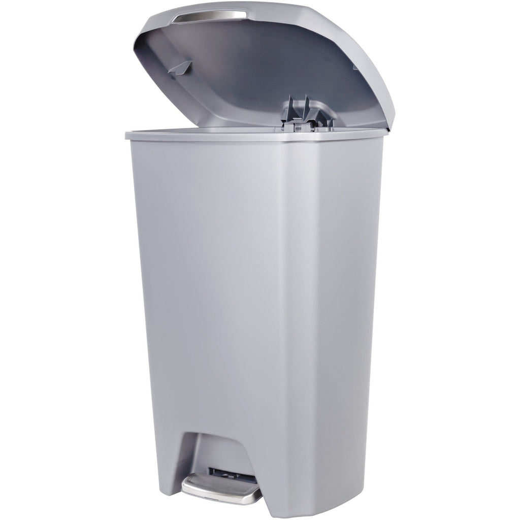 Soft Close Step On Kitchen Trash Can – Gray