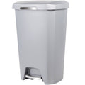Soft Close Step On Kitchen Trash Can – Gray
