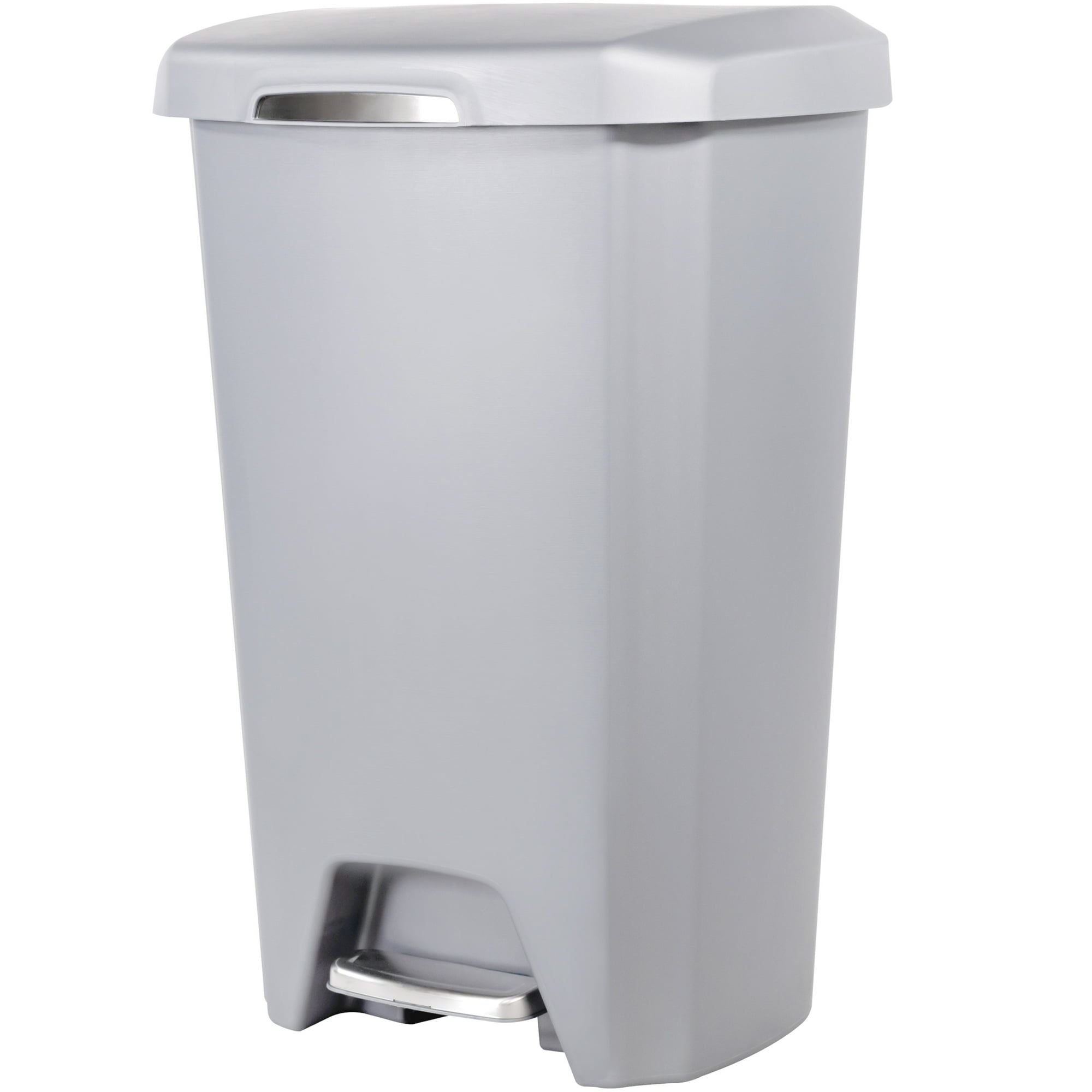 Soft Close Step On Kitchen Trash Can – Gray