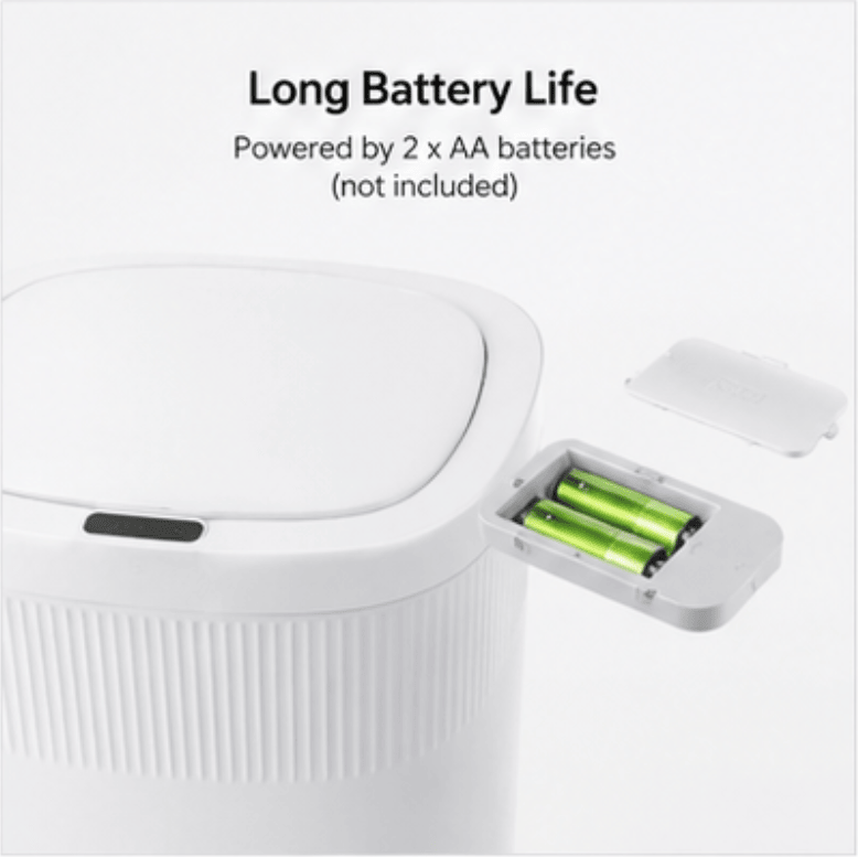 Touchless Sensor Trash Can Set with Quiet Close