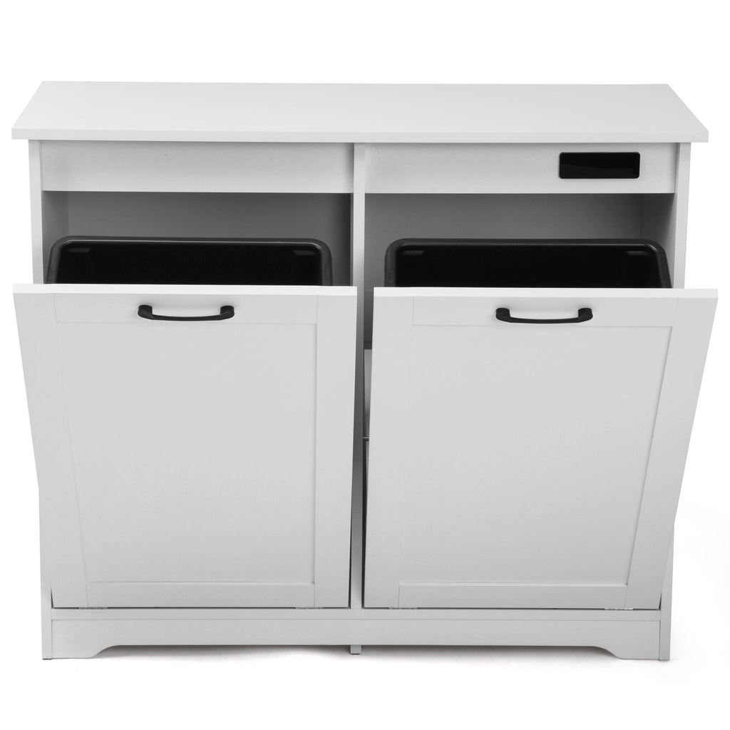 Two-Door Tilt-Out Waste Cabinet with Deodorizer