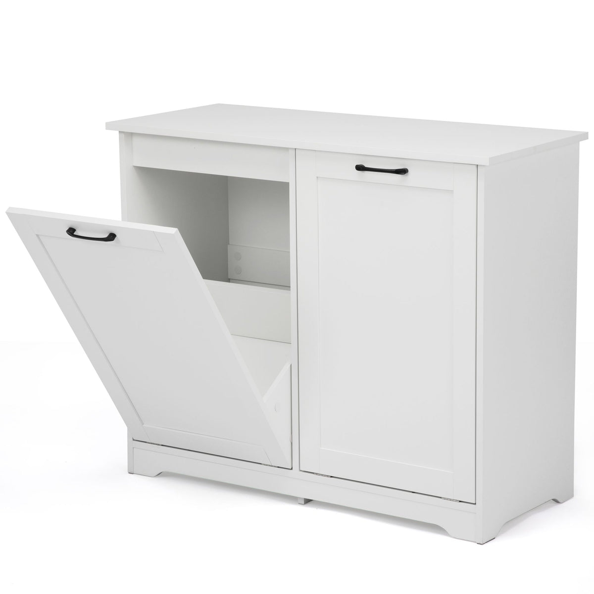 Two-Door Tilt-Out Waste Cabinet with Deodorizer
