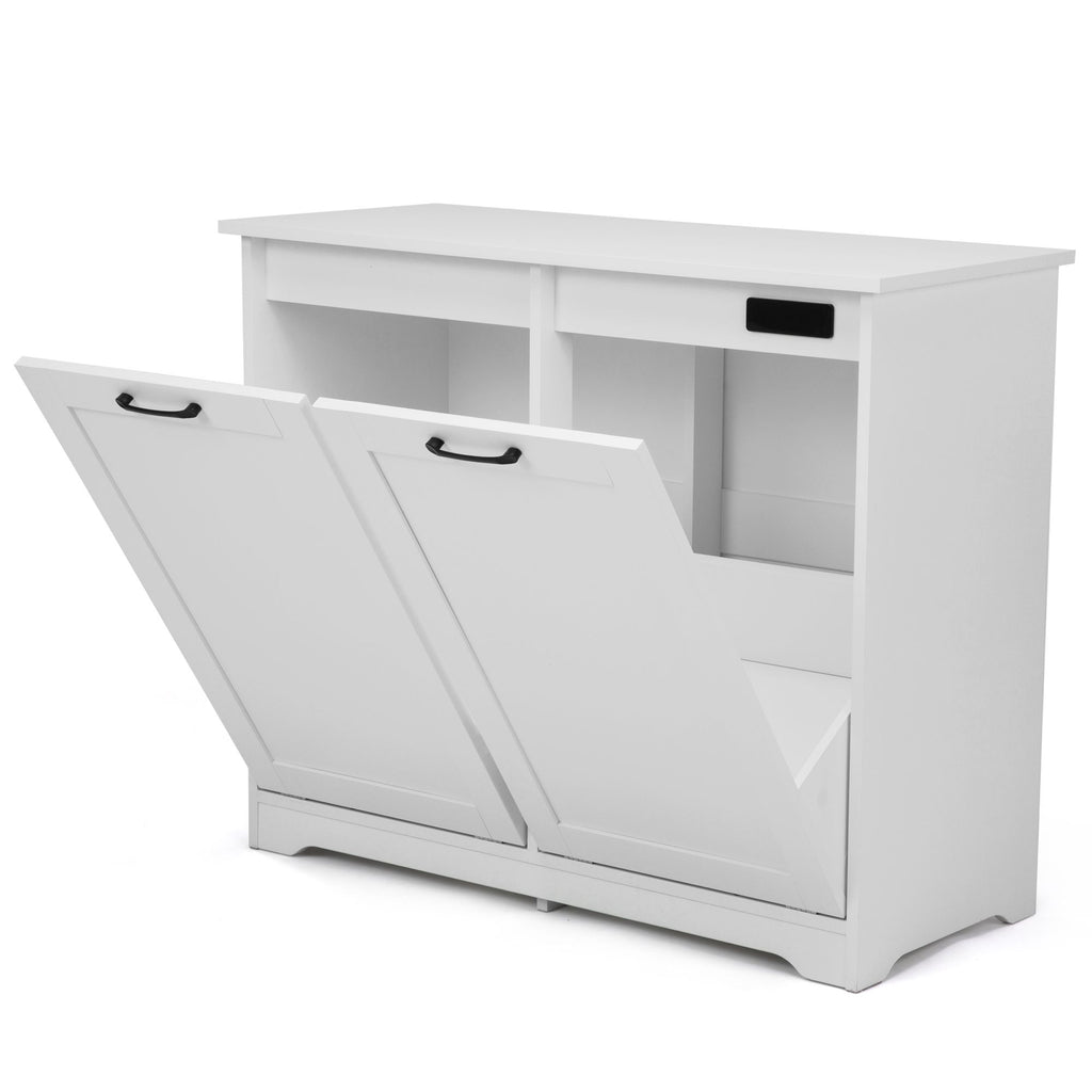 Two-Door Tilt-Out Waste Cabinet with Deodorizer