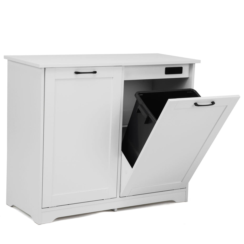 Two-Door Tilt-Out Waste Cabinet with Deodorizer