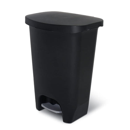 Hands-Free Trash Can with Integrated Bag Rings
